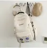 Nuevas mochilas para hombre y mujer para estudiantes de secundaria y preparatoria, gran capacidad, adecuadas para tutorías o como bolso de hombro, disponibles en dos estilos