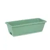 Vasos de flores de plástico para varandas, recipientes para cultivo de vegetais, jardineiras retangulares suspensas, tamanho grande, adequados para uso doméstico em estilo nórdico.