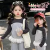 Nueva Camiseta de Manga Larga para Niña Primavera y Otoño 2026, Top de Moda y Tendencia, Camiseta Básica Versátil para Niños