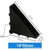 Plástico para Envolver Marcos de Fotos y Embalaje de Puertas/Ventanas, Protectores de Esquina de Plástico para Protección de Tablero y Vidrio, Protectores de Esquina Anticolisión para Entrega Urgente, Clips de Sellado Especiales
