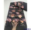 Posicionamiento de Vestido Europeo y Americano Lentejuelas de Flores 3D Tela de Encaje de Malla Tela de Encaje con Lentejuelas Nupciales