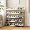 Zapatero para casa, pequeño, puerta estrecha, puerta de entrada, multicapa, bonito para interior, dormitorio, infantil, simple, zapatero pequeño de almacenamiento