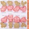 Mini Moldes para Galletas de Dibujos Animados Sanrio Hogareños Moldes de Sandía Estéreo 3D Corte a Presión Horneado de Fondant Hecho a Mano