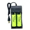 Bateria de Lítio Verde de Alta Capacidade 21700 5000mAh Lanterna Bateria Recarregável Carregador Inteligente de Carga Rápida de Slot Duplo