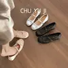 Temporada de Primer Encuentro~ Zapatos planos retro versátiles para mujer, zapatos Mary Jane tipo ballet de punta fina con suela blanda, zapatos pequeños de cuero para mujer