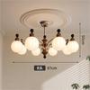 2026 Novo Modelo Lustre de Quarto Retrô Americano, Lustre de Corredor Estilo Francês Meio do Século, Luminárias de Madeira Maciça de Alta Qualidade Zhongshan