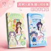 Pegatinas de Disfraz de Princesa Oso Kaba Pegatinas de Disfraz de Cuerpo Completo Pegatinas para Decorar Cuaderno Handbook para Niños de 3 a 8 Años