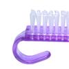 En stock Herramientas de Nail Art tamaño pequeño Brocha para Polvo de Plástico Brocha para Polvo Brocha de Cuerno para Eliminar el Polvo de Nail Art