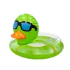 Bestseller transfronterizo: Flotador inflable de pato amarillo grande, adecuado para adultos y niños, inflable para montar con diseño engrosado antivuelco para uso en piscina