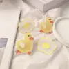 Grampo de Cabelo de Pato de Ovo Fofo de Acrílico Clipe Lateral para Franja de Menina Grampo de Bolso de Ovo Versátil Acessórios de Cabelo