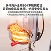 Máquina de Palomitas Tuochi para Uso Comercial, Máquina para Hacer Palomitas Totalmente Automática con Agitador, Máquina de Palomitas Desmontable de Gran Capacidad