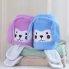 Toallas de baño con capucha para niños, venta al por mayor de fabricantes: secado rápido, absorbente, hecho de forro polar de coral, con diseños de dibujos animados lindos y adorables