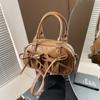 Bolsa Externa Individual de Gama Alta Estilo Pequeño Crowdsourcing para Mujer Primavera y Verano 2025 Nueva Llegada Bolsa Cruzada de Moda Versátil Plisada Portátil Tipo Almohada