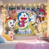 Anime Doraemon Dibujo Animado Lindo Estilo Sanador Tela Colgante Tela de Fondo para Fotos de Celebridades de Internet Cubre Cama para Dormitorio Tela Colgante