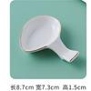 Soporte de Cerámica para Palillos Soporte para Cuchara Mesa de Hotel Doble Uso Multiusos Blanco Puro Soporte para Palillos Almohada Comercial Borde Dorado Soporte para Palillos Mayoreo