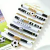 Set de Pulseras Deportivas de Fútbol, Conmemorativas de la Copa del Mundo, Multicapa Apilables, Venta al por Mayor