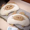 Cojín Grande de Gato Siamés Más Vendido de Tailandia, Almohada para Dormir de Mesita de Noche, Cojín de Sofá, Almohada de Soporte Lumbar, Almohada Compañera para Dormir Extraíble y Lavable