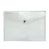 Bolsa para Archivos de Sarja de PP Transparente A4 Bolsa para Archivos de Plástico con Broche Bolsa para Archivos de Institución de Educación y Capacitación Logo Plata Caliente