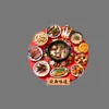 Imanes de Nevera de Comida de Yunnan Dali Lijiang Souvenirs Turísticos Culturales y Creativos Resina 3D Relieve Pegatinas Magnéticas Venta al por Mayor