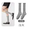 Calcetines de Pie para Mujer Color Sólido Estilo Japonés Enrollables Media Caña Calcetines Apilados de Ballet Ins a la Moda Calcetines de Algodón Transpirable Medias Finas para Piernas