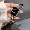 Adequado para Apple iWatch 11ª Geração Se Pulseira de Metal com Cristais em Espiga de Trigo Cubana Apple Watch10/9Ultra
