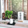 Novo Estilo Chinês Janela Falsa Tecido de Fundo para Janela Fragrância Floral Props para Fotografia de Produtos Alimentícios Gravação de Vídeo Curto para Sala de Estar