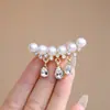 Broche de Tassel de Pérola de Alta Qualidade Gota d'Água, Acessórios Luxuosos e Requintados para Lapela de Terno, Alfinete Fixo Anti-Exposição para Roupas Femininas