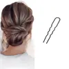 Herramienta Perezosa para Peinar el Cabello Hacedor de Moños Peine de Cuatro Dientes Pasador de Pelo Pinza para el Pelo de Inserción Inversa Pasador de Pelo en Forma de U Accesorio de Peinado para Mujeres