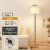 Sofá de Sala de Estar de Luxo Leve Francês de Alta Qualidade ao Lado de Luminária Retrô Estilo Chinês Novo Fábrica Atacado Atmosfera Luminária de Chão Vertical