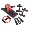 Roda Abdominal com Brilho Azul Transfronteiriça Suporte para Flexão Corda de Pular Pegador Tensor Conjunto Combinado de Roda Abdominal