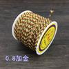 Marca Jiangrong Fio de Jade Taiwan Não. 72 0.8mm Fio para Joias Fio para Nó Chinês Pulseira de Contas de Buda Fio Feito à Mão