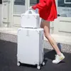 Llegada Nueva 2024 Maleta Estudiante Mujer Gancho Retro Gran Capacidad Maleta Maleta Taquilla para Equipaje para Hombres
