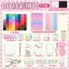 Pintoo Tecido Termocolante Glitter Tecido Piscante Contas Pintoo Fusion Kit de Materiais Pintoo Conjunto Completo 2,6mm Todas as Cores Contas Pintoo