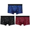 Ropa Interior para Hombre Bóxers Antibacteriales de Algodón Puro para Hombre Transpirables Estampados de Verano Delgados Talla Extra Pantalones Cortos Calzoncillos Bóxer de Algodón