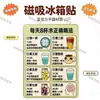 Pegatina Magnética de Salud de Acrílico para Refrigerador Gráfico de Terapia Dietética de los Cinco Órganos y Seis Entrañas Pegatina Decorativa de Popularización de la Ciencia de la Salud de la Vida Familiar