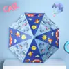 Varilla Recta de Fábrica Venta al por Mayor Paraguas de Dibujos Animados Paraguas Infantil Automático para Hombres y Mujeres Set Impermeable Parasol para Jardín de Infancia Paraguas con Mango Largo para el Sol