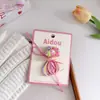 Goma para el Cabello de Niñas con Diseño de Ramo de Flores de Dibujo Animado, Cuerda para el Cabello Dulce de Doble Extremo que se Envuelve y No Daña el Cabello, Accesorio para el Cabello de Goma Elástica Alta