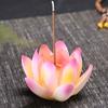 Cerâmica Lótus Perfumado Inserção Chinês Lótus Zen Casa Sala de Estar Sala de Chá Buda Hall Buda Decoração Artesanato Transfronteiriço