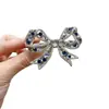 Presilha de Cabelo Laço Totalmente Strass Luxo Leve Presilha de Mola Retro Francesa Versátil Acessórios de Cabelo para o Dia a Dia Noiva Acessórios de Cabelo Fábrica de Origem
