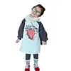 2026 Roupas de Exterior Moletom Quente Vestido Roupas Infantis Rosa Para Meninas Sem Capuz Moda Casual Lã Aconchegante para Crianças Pequenas