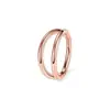 Anillo de Nariz de Acero Inoxidable 316 de Doble Capa, Popular en Europa, América y África, Anillo Cerrado Sin Costura, Estilo Básico de Piercing Corporal