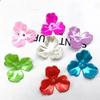 27mm38mm Colorido Material de Magnolia Pétalos de Tres Hojas Cuentas Hechas a Mano DIY Estilo Caliente Douyin Venta al por Mayor