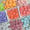 Cuentas de Estrella de Cinco Puntas con Forma de Ola de Color Sólido Hechas a Mano para DIY, Agujero Recto, para Cadenas de Teléfono, Llaveros, Accesorios de Colgantes y Cuentas Sueltas