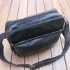 Bolsa Transversal Masculina de Ombro Bolsa de Negócios Bolsa de Couro Plana Casual para iPad Bolsa Satchel Multifuncional à Prova d'Água Masculina Tendência 6379