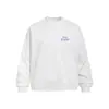 Camiseta Masculina de Manga Longa com Estampa de Letras High Street Criativa Estilo Americano Streetwear INS Casual Primavera/Outono Gola Redonda
