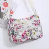 Bolso Cruzado Casual, Bolso Multicapa, Bolso Grande de Tela Oxford para Madre, Mochila para Personas de Mediana Edad, Bolso Cruzado de Lona para Teléfono Móvil