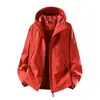 Chaqueta de montaña tres en uno para hombre, cortavientos e impermeable, con forro polar, conjunto de dos piezas desmontable cálido para otoño e invierno para mujer