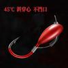 Anzuelo Aohu Chaotian, Anzuelo de Pesca de 45 Grados, 10 Piezas, Anzuelo Izu Hai Xi con Púas, Anzuelo Tradicional para Gusano Rojo de Pesca, Anzuelo con Cabeza de Plomo