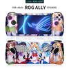 Adecuado para película protectora de mano Asus, película para consola de juegos ROG ALLY, accesorios de guerrera chica bonita de dibujos animados antiarañazos