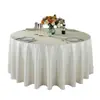 Mantel para Mesa Redonda Grande de Hotel Impermeable y a Prueba de Aceite Sin Lavado Mantel para Mesa de Restaurante Cubierta para Plato Giratorio Manteles Redondos de Lujo Ligero Gama Alta